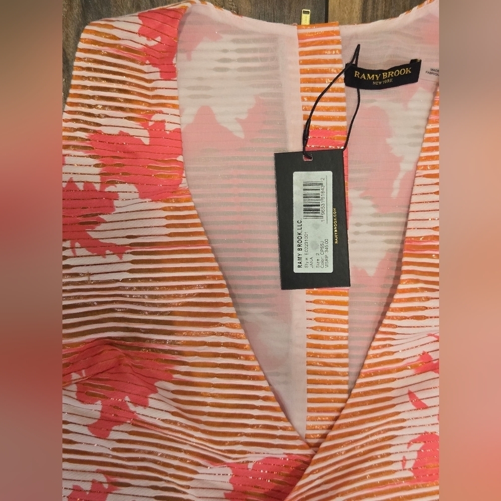 Ramy Brook Jana Floral Two-Piece sz 2 - Picture 7 of 12